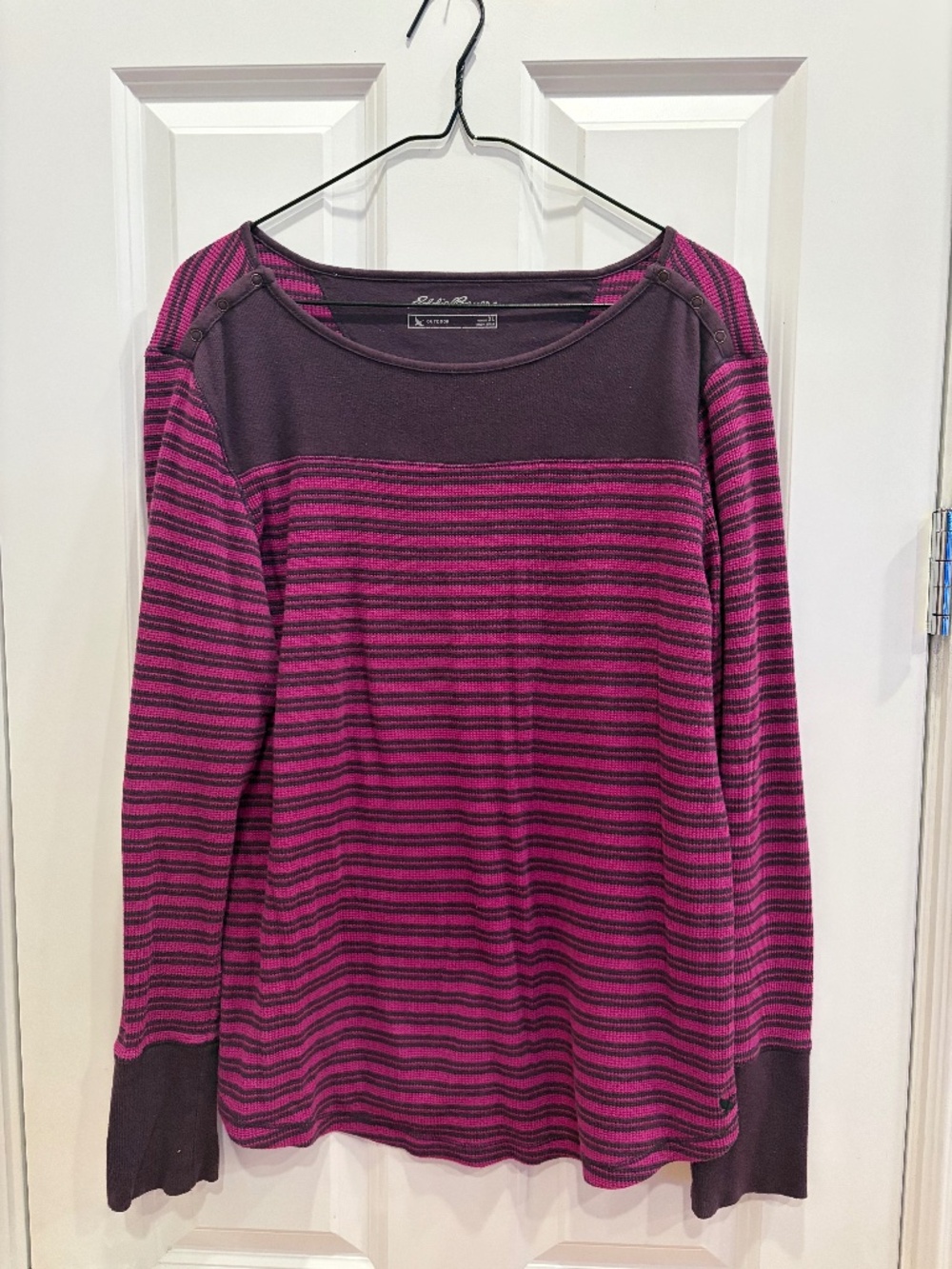 Eddie Bauer Purple Shirt XL